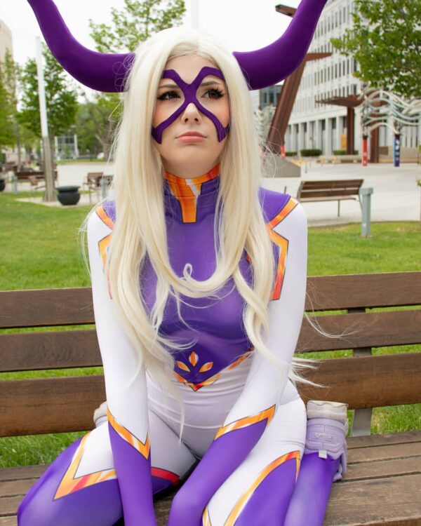 Disfraz Enterizo Cosplay MtLady con Antifaz