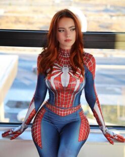 Disfraz Enterizo Cosplay Spiderman PS4