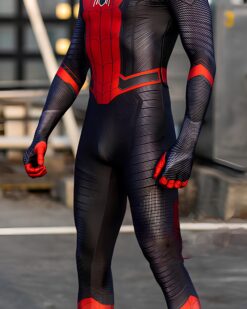 Disfraz Enterizo Cosplay Spiderman Far From Home con máscara