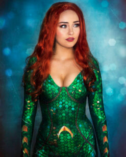 Disfraz Enterizo Cosplay Mera de Acuaman