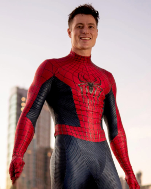 Disfraz Enterizo Cosplay Spiderman Amazing 2 Sin Mascara