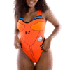 Vestido de baño enterizo Cosplay Evangelion Asuka Langley