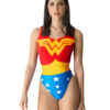 Vestido de baño enterizo Cosplay Wonder Woman Mujer Maravilla