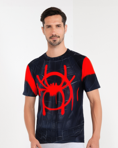 Camiseta Deportiva Cosplay Miles Morales Spiderman