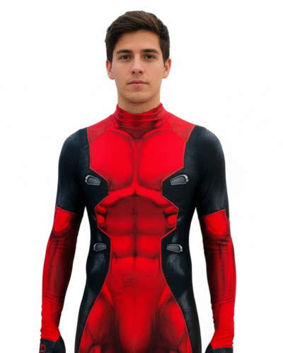 Disfraz Enterizo Cosplay Deadpool Hombre