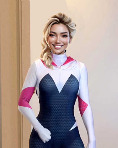 Disfraz Enterizo Cosplay Gwen Stacy