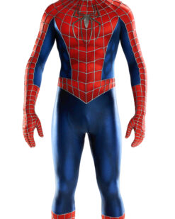 Disfraz Enterizo Cosplay Spiderman Raimi Tobey con máscara