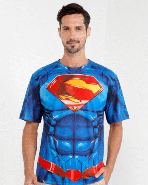 Camiseta Deportiva Cosplay Superman DC