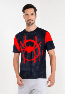 Camiseta Deportiva Cosplay Miles Morales Spiderman