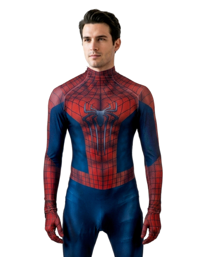 Disfraz Enterizo Cosplay Spiderman Amazing 2 Sin Mascara