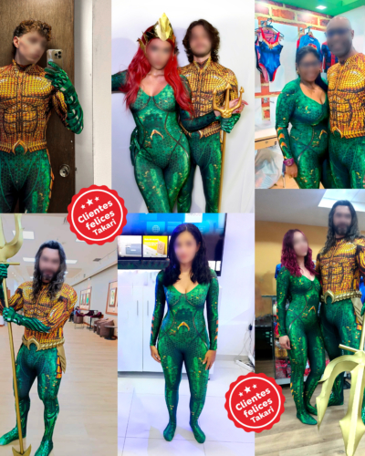 Disfraz Enterizo Cosplay Acuaman - Image 5
