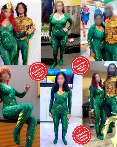 Disfraz Enterizo Cosplay Mera de Acuaman - Image 5