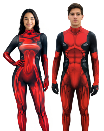 Disfraz Enterizo Cosplay Lady Deadpool - Image 4