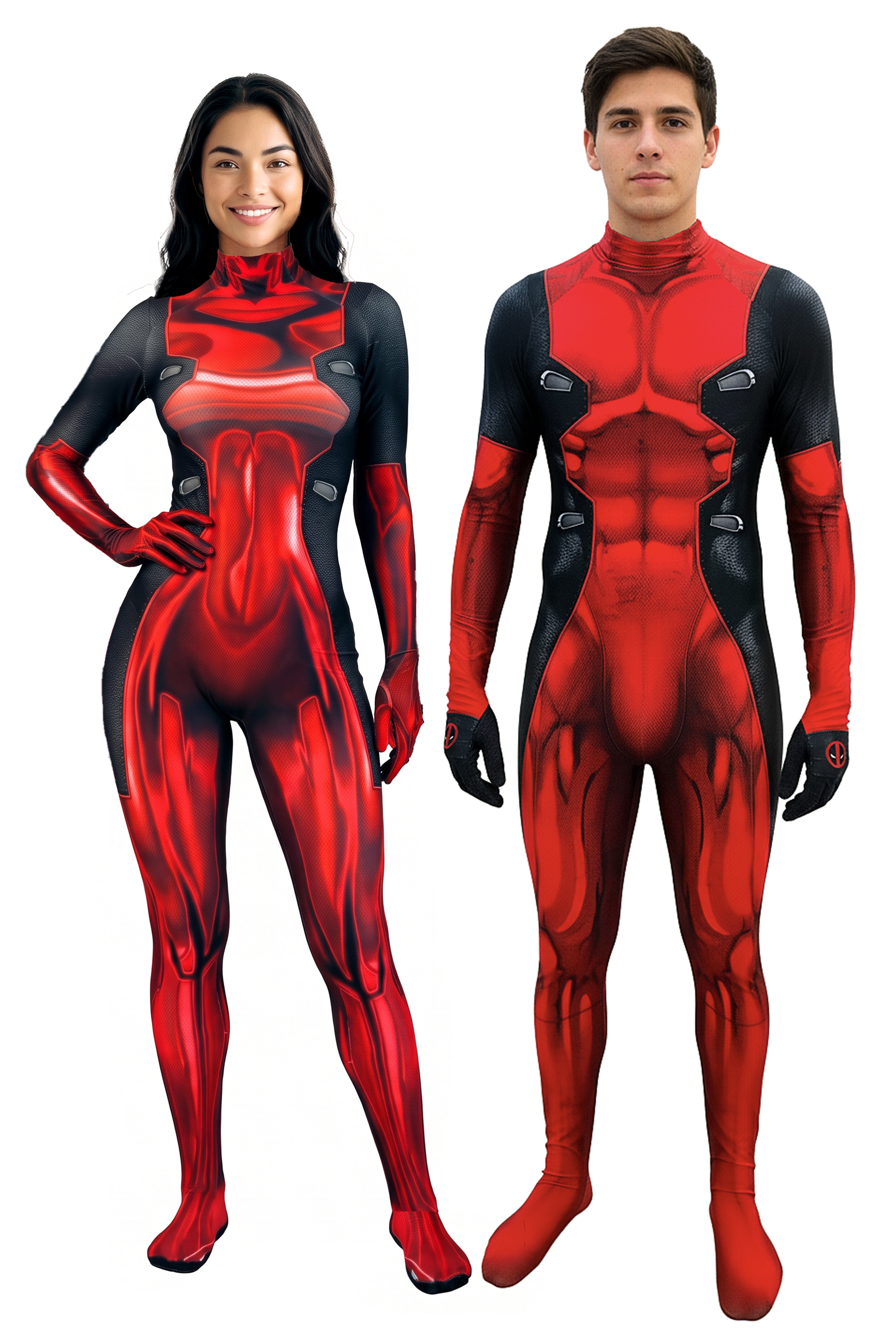 Disfraz Enterizo Cosplay Lady Deadpool - Image 4