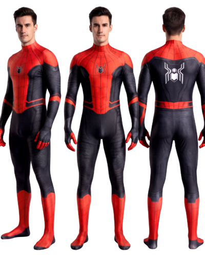 Alternative view of Disfraz Enterizo Cosplay Spiderman Far From Home sin máscara