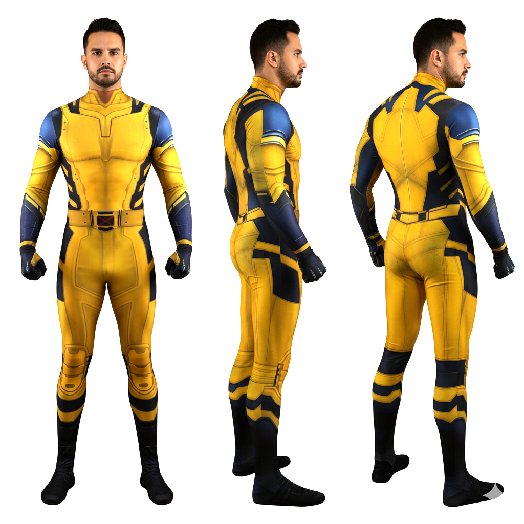Disfraz Enterizo Cosplay Wolverine X-men - Image 3