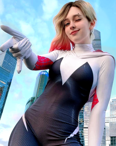 Alternative view of Disfraz Enterizo Cosplay Gwen Stacy