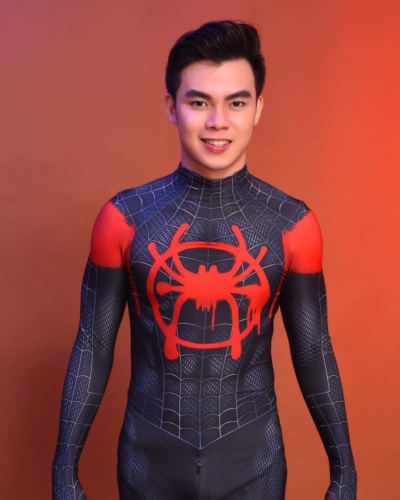 Alternative view of Disfraz Enterizo Cosplay Spiderman Miles Morales sin máscara