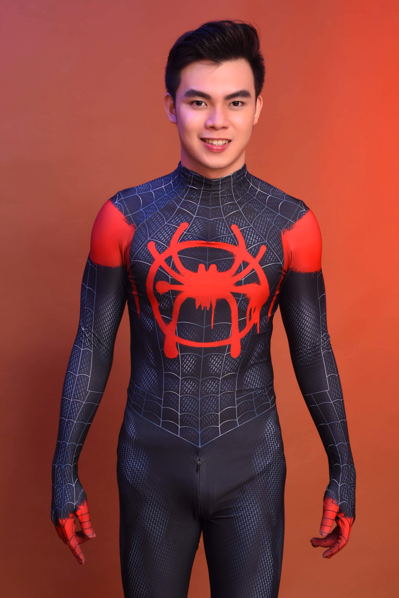 Disfraz Enterizo Cosplay Spiderman Miles Morales sin máscara - Image 2