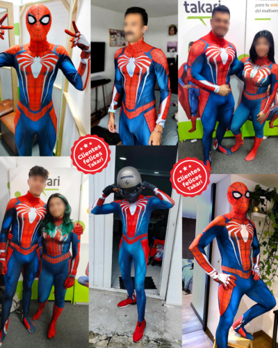 Disfraz Enterizo Cosplay Spiderman PS4 Con máscara - Image 5