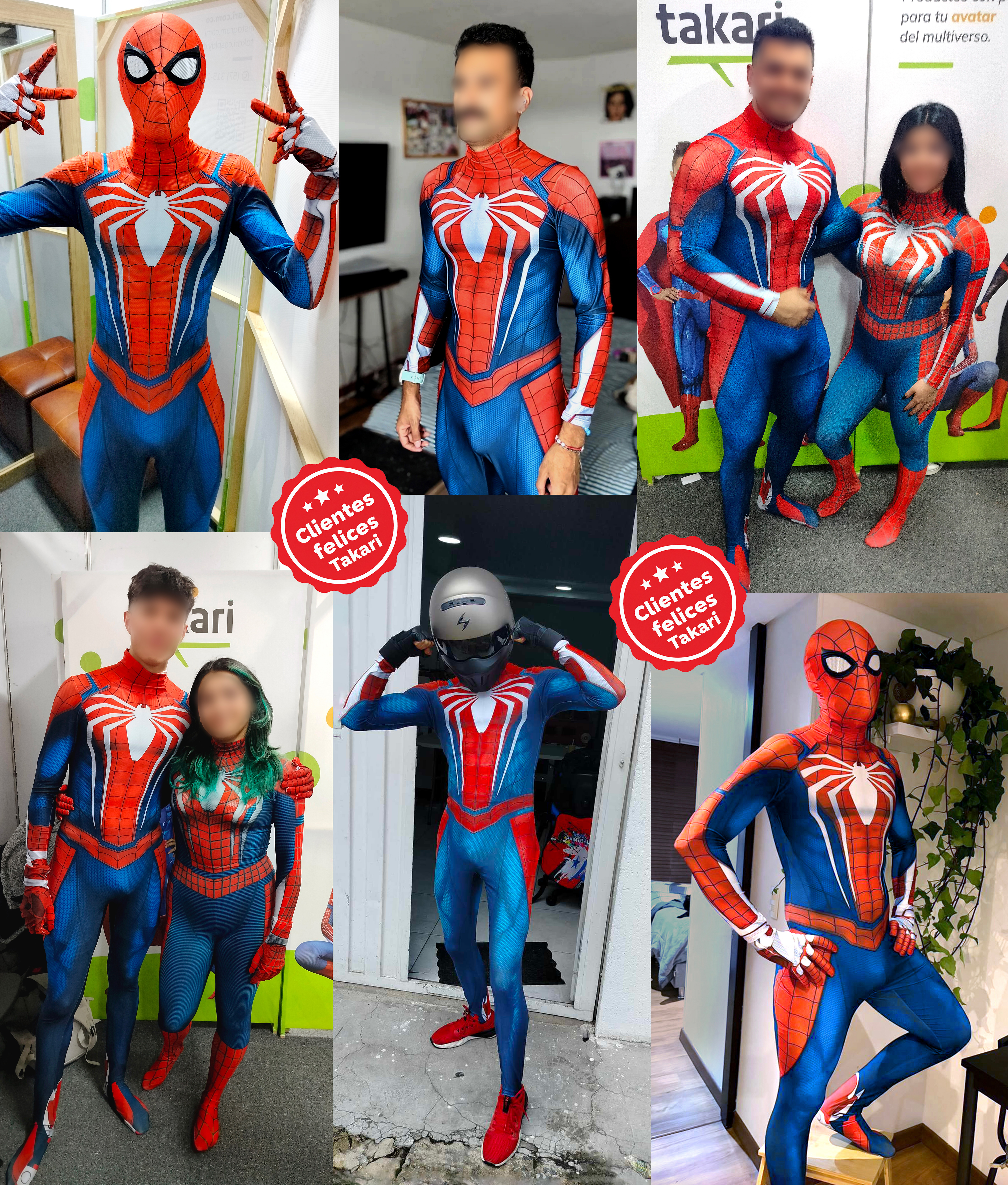 Disfraz Enterizo Cosplay Spiderman PS4 Con máscara - Image 5