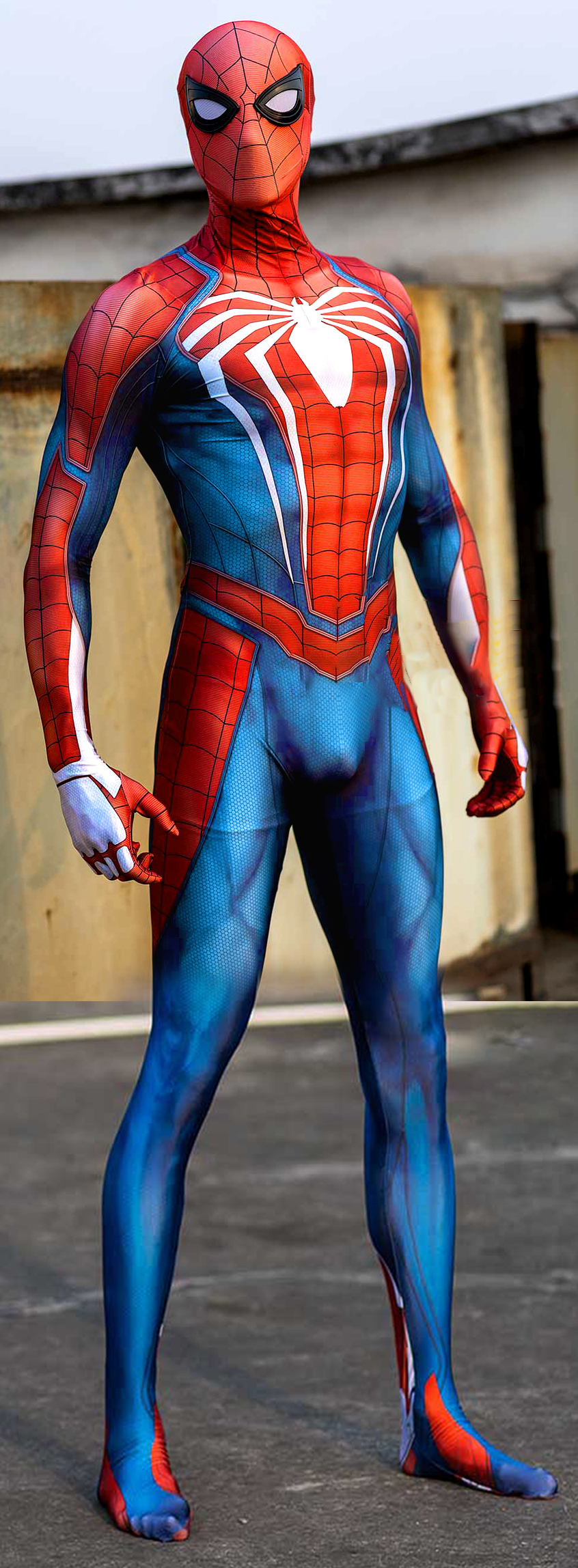 Disfraz Enterizo Cosplay Spiderman PS4 Con máscara - Image 2