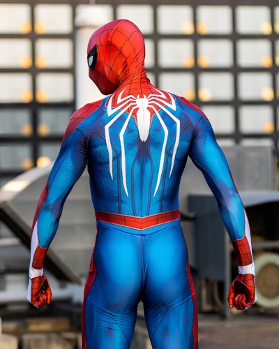 Disfraz Enterizo Cosplay Spiderman PS4 Con máscara - Image 4