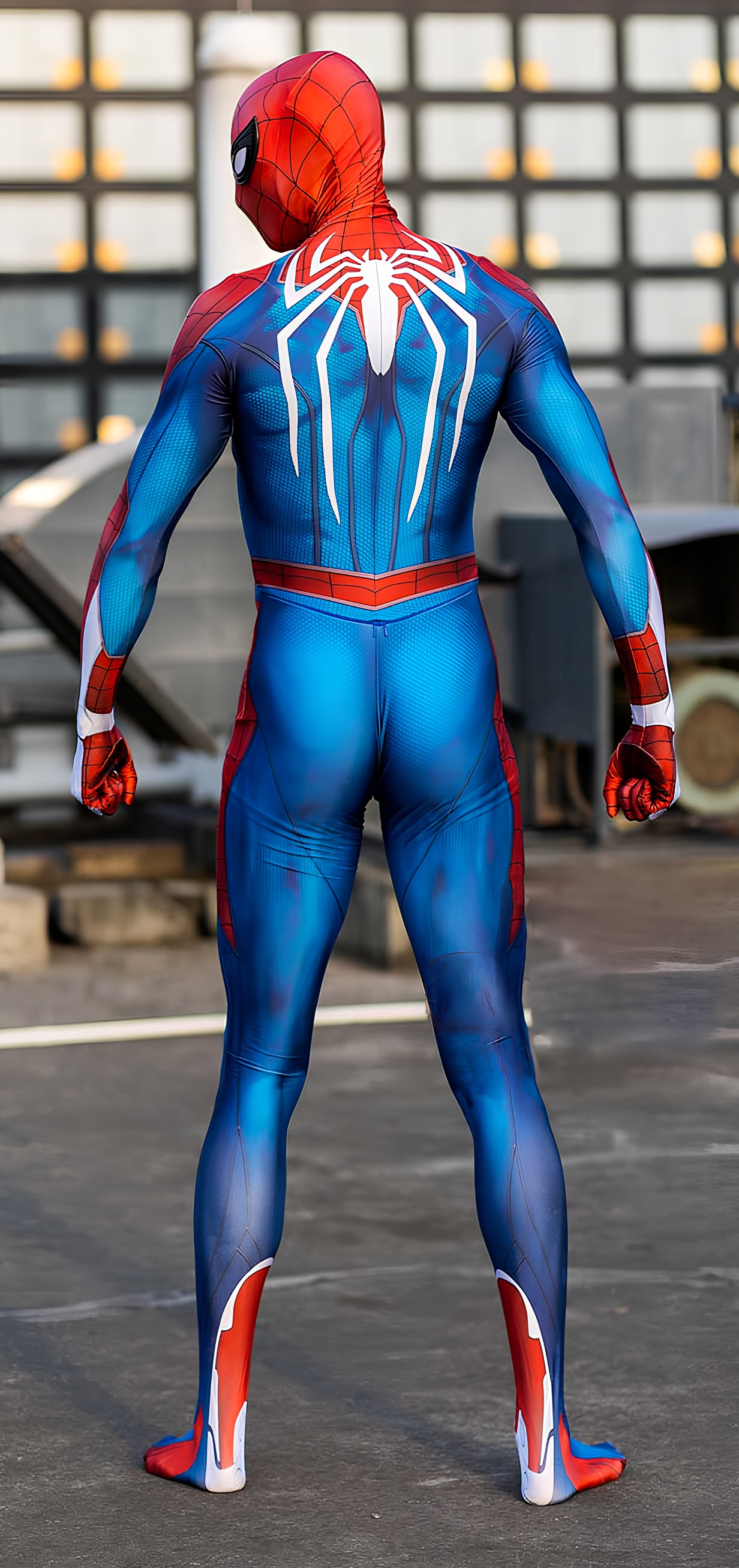 Disfraz Enterizo Cosplay Spiderman PS4 Con máscara - Image 4
