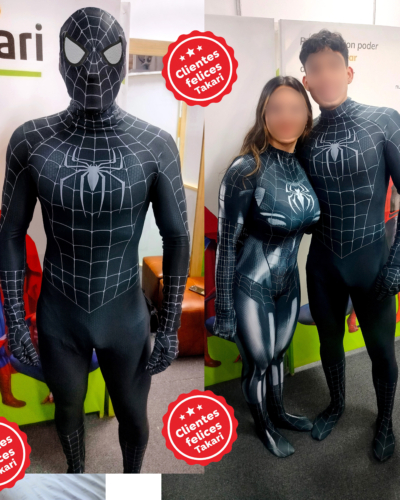 Alternative view of Disfraz Enterizo Cosplay Spiderman Raimi Negro Sin Mascara
