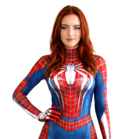 Disfraz Enterizo Cosplay Spiderman PS4 para mujer