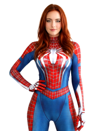 Disfraz Enterizo Cosplay Spiderman PS4 para mujer