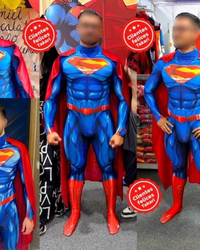 Alternative view of Disfraz Enterizo Cosplay Superman con Capa