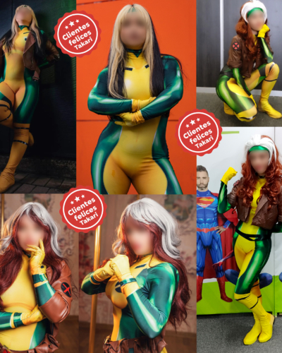 Disfraz Enterizo Cosplay Titania Rogue X-men - Image 4