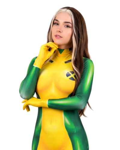 Disfraz Enterizo Cosplay Titania Rogue X-men