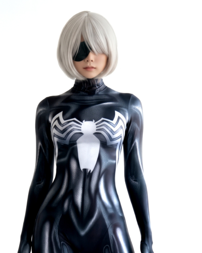 Disfraz Enterizo Cosplay Venom