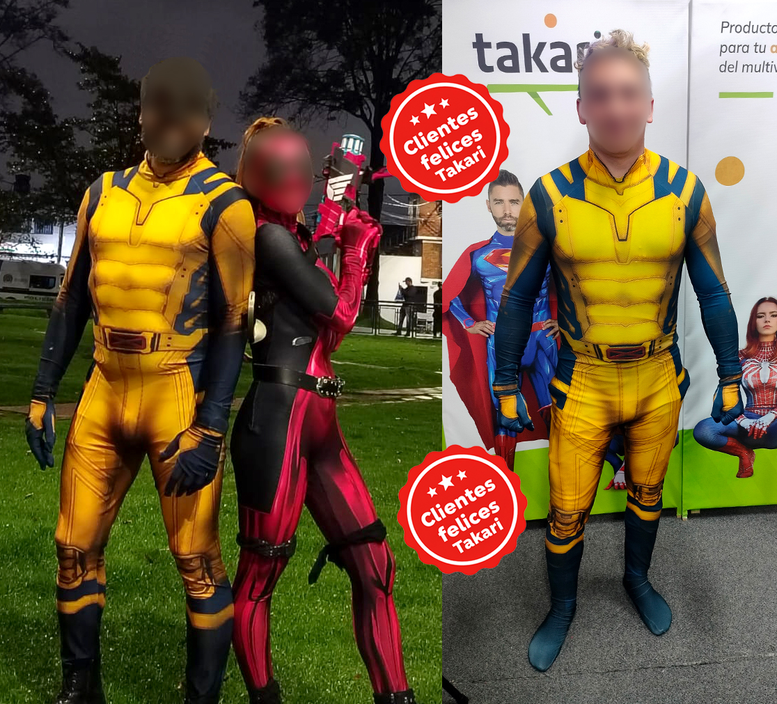 Disfraz Enterizo Cosplay Wolverine X-men - Image 4