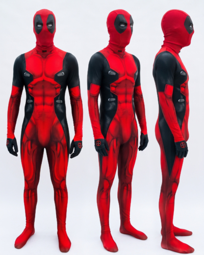 Disfraz Enterizo Cosplay Deadpool Hombre con máscara - Image 2