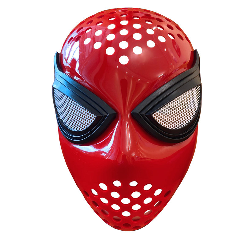 Faceshell Spider-man máscara en PVC con lentes magnéticos en combo con traje